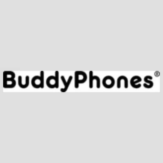 BuddyPhones brand logo for buddyphones.com
