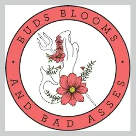 budsbloomsandbadasses brand logo for budsbloomsandbadasses.com