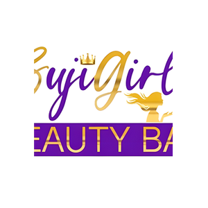 Buji brand logo for bujigirlzbeautybar.com