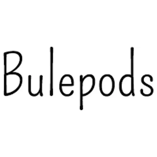 Bule Pods brand logo for bulepods.com