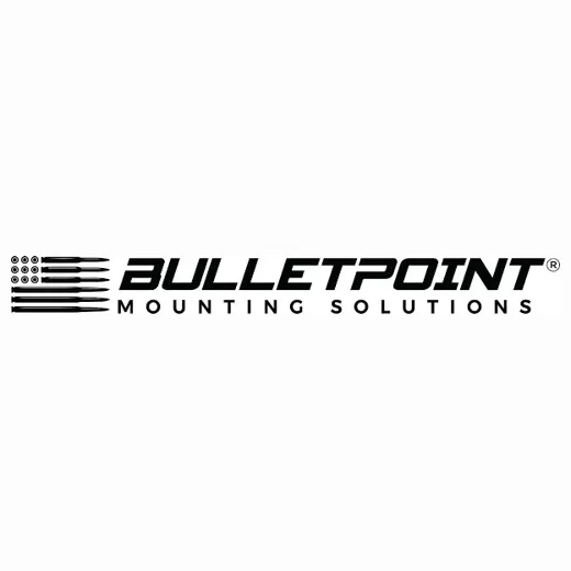 Bulletpoint brand logo for bulletpointmountingsolutions.com