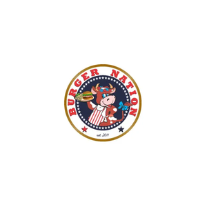 Burger Nation brand logo for burger-nation.com