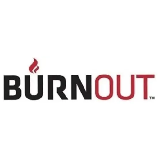 Burnout Mugs brand logo for burnoutmugs.com