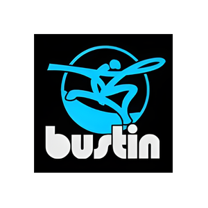 Bustin brand logo for bustinboards.com