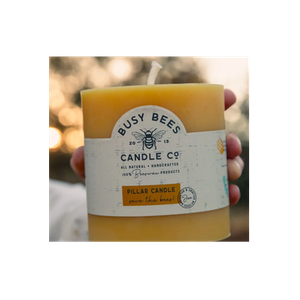 Busy Bee Candles Co. brand logo for busybeescandleco.com