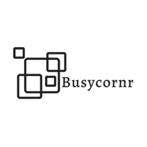 busycornr brand logo for busycornr.com