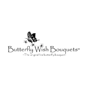 butterflywishbouquets brand logo for butterflywishbouquets.com