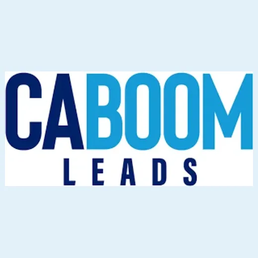 Caboom brand logo for caboomleads.com