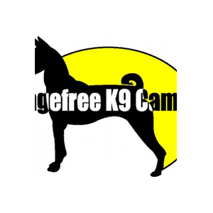 Cage Free K9 brand logo for cagefreek9camp.com