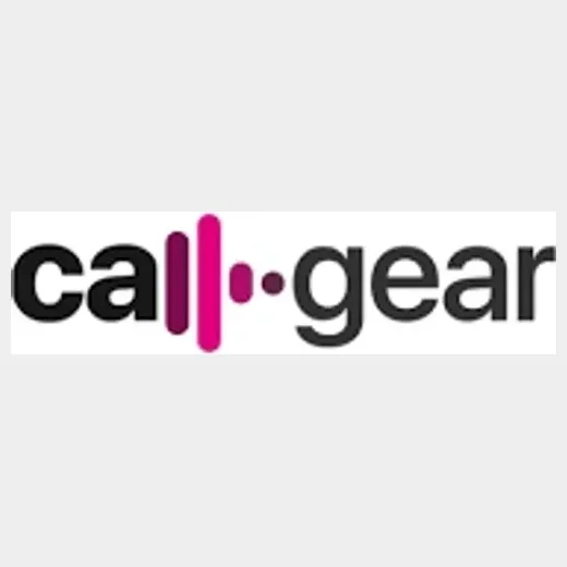 Callgear brand logo for callgear.com