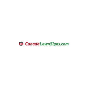 Canada Lawn Signs brand logo for canadalawnsigns.com