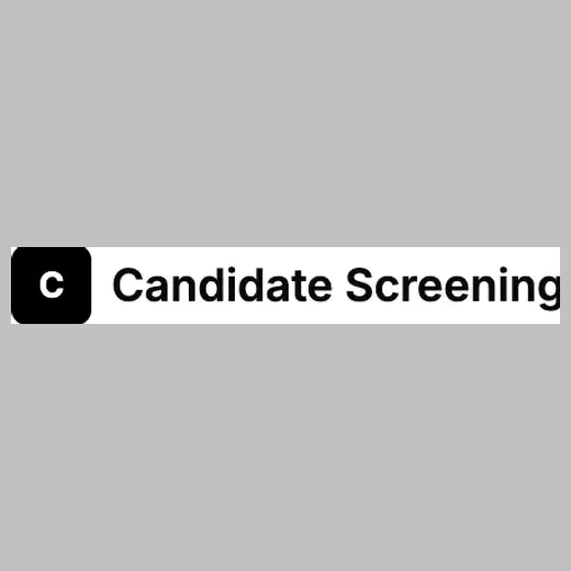 candidatescreenings brand logo for candidatescreenings.com