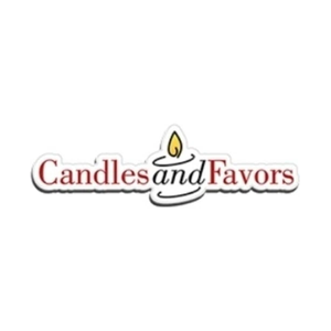 Candles and Favors brand logo for candlesandfavors.com