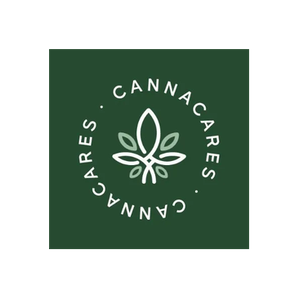 Canna Cares brand logo for cannacares.co.uk