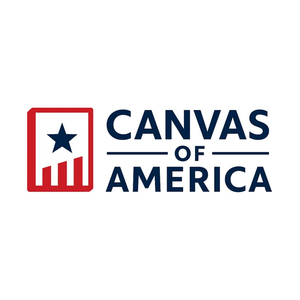 canvasofamerica brand logo for canvasofamerica.net