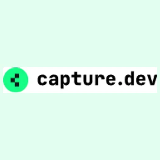 Capture brand logo for capture.dev