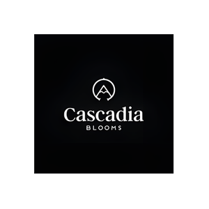Cascadia Blooms brand logo for cascadiablooms.com