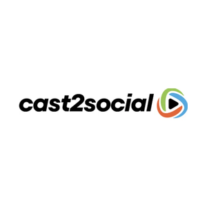 cast2social brand logo for cast2social.com