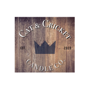 Cat & Cricket Candle Co. brand logo for catandcricketcandleco.com