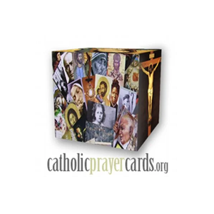 Catholic Prayer Cards brand logo for catholicprayercards.org
