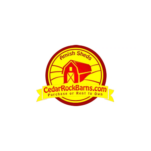 Cedar Rock Barns brand logo for cedarrockbarns.com