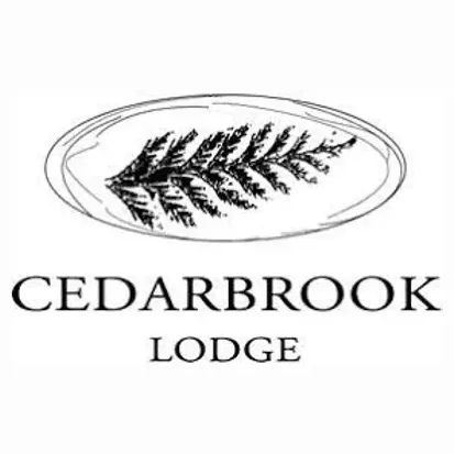 Cedarbrook Lodge brand logo for cedarbrooklodge.com