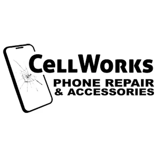 Cell Works brand logo for cellworksrepair.com
