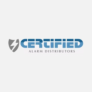 Certified Alarm brand logo for certifiedalarmdist.com