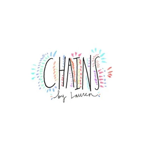 Chains by Lauren brand logo for chainsbylauren.us