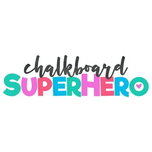 chalkboardsuperhero brand logo for chalkboardsuperhero.com