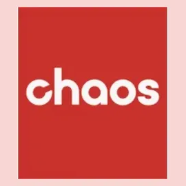Chaos brand logo for chaos.com
