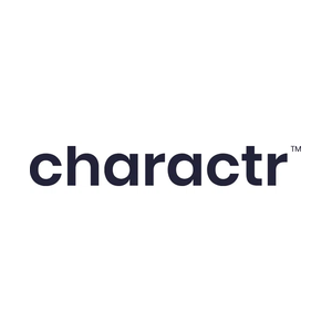 Charactr brand logo for charactr.com