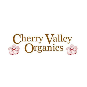 Cherry Valley Organics brand logo for cherryvalleyorganics.com