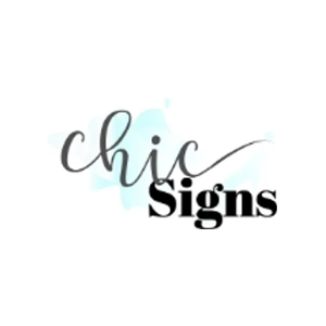 Chic Signs brand logo for chic-signs.com