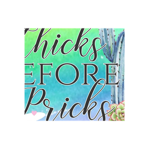 ChicksB4Pricks brand logo for chicksb4pricks.com