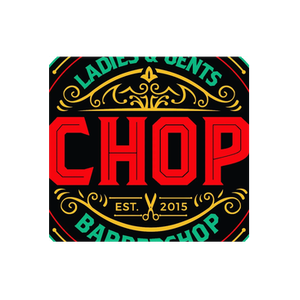 Chop Barbershop brand logo for chopbarbershop.com
