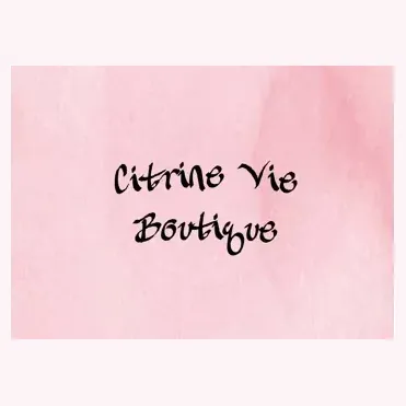 Citrine Vie brand logo for citrinevieboutique.com