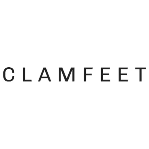 Clamfeet brand logo for clamfeet.com