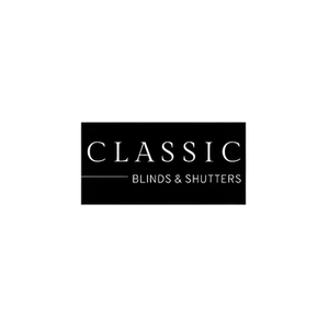 Classic Blinds & Shutters brand logo for classicblindsandshutters.com