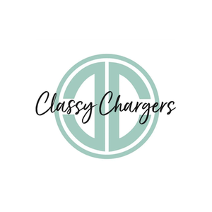 Classy Cargers brand logo for classychargers.com