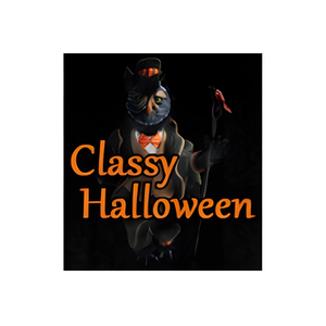 Classy Haloween brand logo for classyhalloween.com