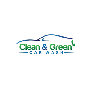 Clean Green Car Wash brand logo for cleangreencarwash.com