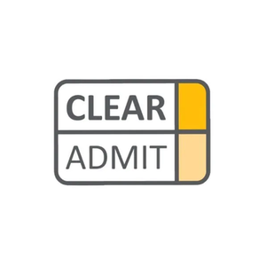 Clear Admit brand logo for clearadmit.com