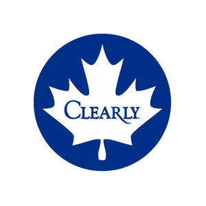 Clearly Canadian brand logo for clearlycanadian.com