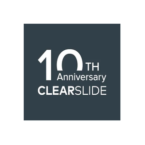 ClearSlide brand logo for clearslide.com