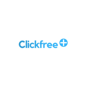 Clickfree brand logo for clickfree.com