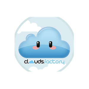Clouds Factory brand logo for cloudsfactory.net