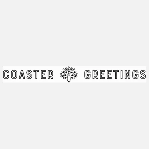 Coaster Greetings brand logo for coastergreetings.com