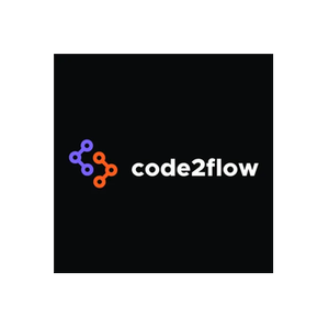 Code2flow brand logo for code2flow.com