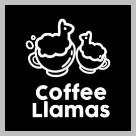 Coffee Llamas brand logo for coffeellamas.com